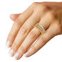 Personalized Golden Ring Set 10285 0013 m model