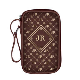 Personalized Wristlet Set 1979 0054 c brown
