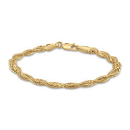 Braided Beauty 14kt Gold Bracelet 11413 0016 a main