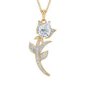 The Diamond Rose Necklace 11757 0010 a main