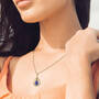 Genuine Birthstone Lapis Diamond Pendant 11260 0010 m model