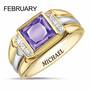 Birthstone Executive Ring 5434 001 3 3