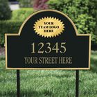 The College Personalized Address Plaque 5716 0384 c plaque