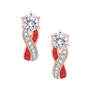 Birthstone Swirl Earrings, Birthstone Swirl Earrings 6531 0021 g july