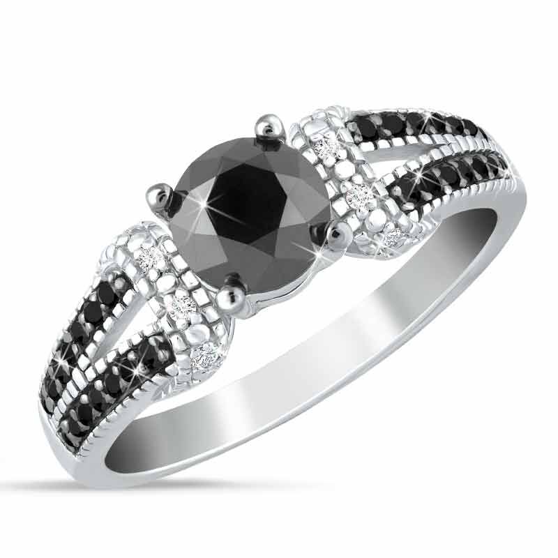 Midnight Spell Black Diamond Ring