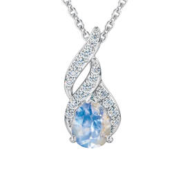 Genuine Birthstone Diamond Pendant 11573 0012 f june