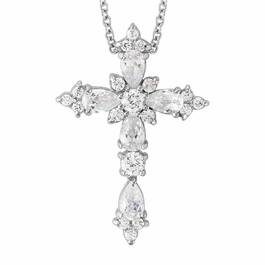 Dazzling Devotion Diamonisse Cross Pendant 4980 005 5 1