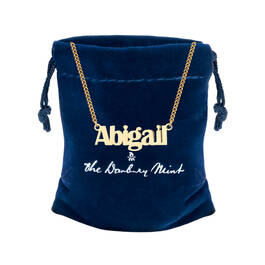 Text Custom Name Necklace 11744 0040 g giftpouch