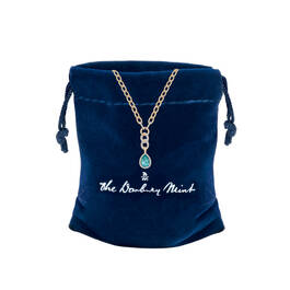 Bold Blue Statement Pendant Earrings 11426 0029 g gift pouch