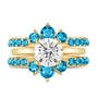 Birthstone Ring Set, Birthstone Ring Set 6214 0017 c march