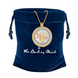 Maya Angelou Quarter Pendant 11087 0011 g gift pouch
