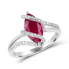 Created Ruby Sapphire Pendant Ring Set 11142 1541 c ringtilt