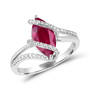 Created Ruby Sapphire Pendant Ring Set 11142 1541 c ringtilt