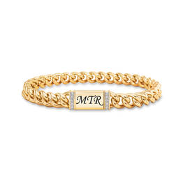 I Love You Diamond Monogram Bracelet 11014 0050 a main