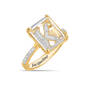 Clearly Beautiful Diamond Initial Ring 11351 0010 h intial