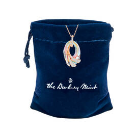 The Shimmering Sea Personalized Crystal Rose Gold Pendant 12527 0017 g giftpouch