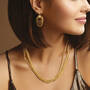 The Golden Cascade Necklace with FREE Matching Earrings 12328 0018 m model