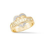 Personalized Open Heart Ring 11432 0013 a main
