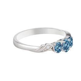 The American Sapphire Ring 11619 0018 c sideview