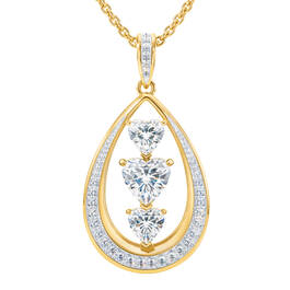 Heart to Heart Journey Pendant with FREE Matching Earrings 10685 0019 b pendant