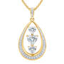 Heart to Heart Journey Pendant with FREE Matching Earrings, Heart to Heart Journey Pendant with FREE Matching Earrings 10685 0019 b pendant