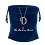 Diamond Initial Pendant, Diamond Initial Pendant 11030 0019 g gift pouch