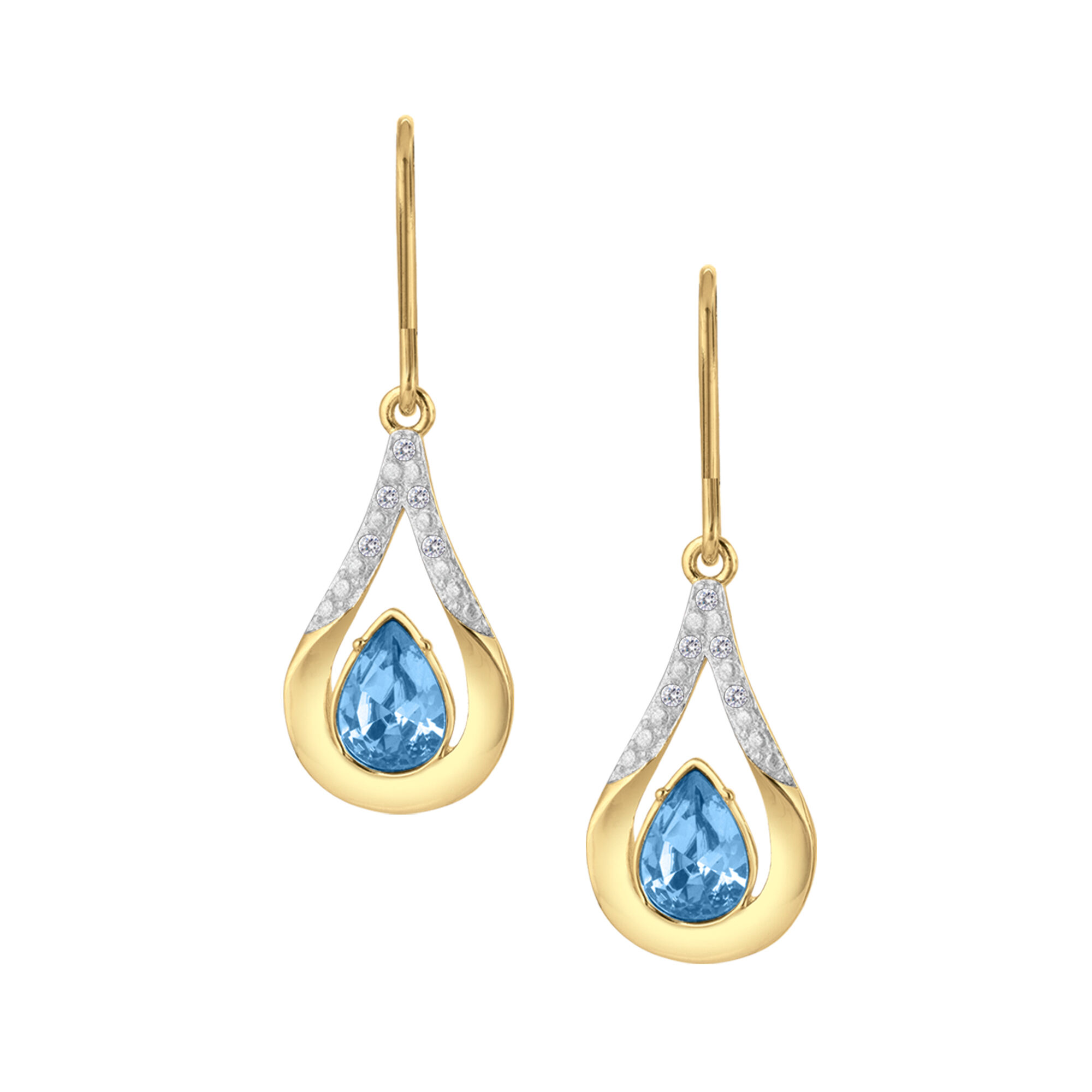 The Birthstone Diamond Drop Earrings 11073 0017 c march