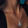 Waves of Wonder Teardrop Necklace 6718 0018 m model