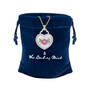 Love You Forever Daughter Heart Pendant 10546 0018 g gift pouch