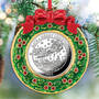 Santa's Christmas Flight 2023 Silver Commemorative Ornament, Santas Christmas Flight 2023 Silver Commemorative Ornament 11404 0017 m room
