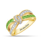 Personalized Birthstone Twist Ring 10468 0012 h august