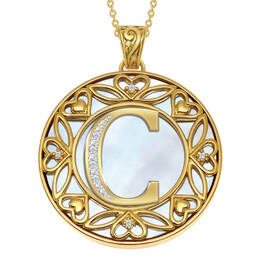 I Love You Personalized Diamond Initial Pendant 10761 0016 b initialC