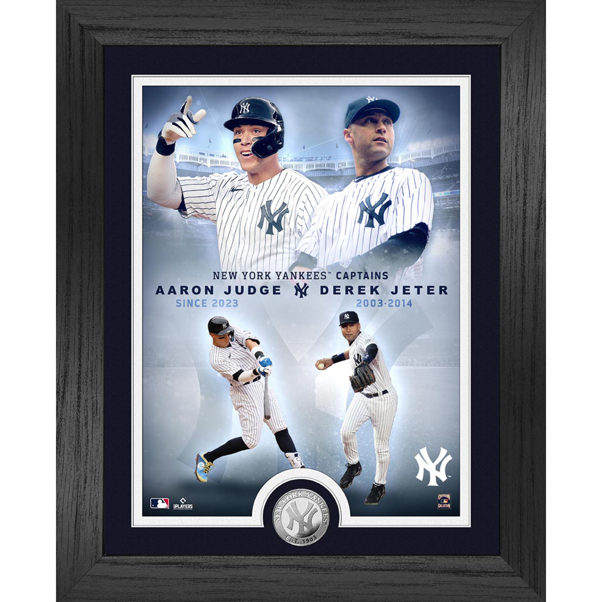 Aaron Judge & Derek Jeter Yankees™ Captains Framed Photo