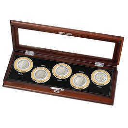 The Complete San Francisco Mint Morgan Silver Dollars Collection 11281 0015 d display