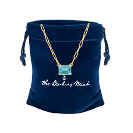 Pretty Petite Blue Topaz Necklace 11599 0053 g gift pouch