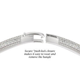 Platinum Promis Eternity Bangle 11408 0013 c clasp