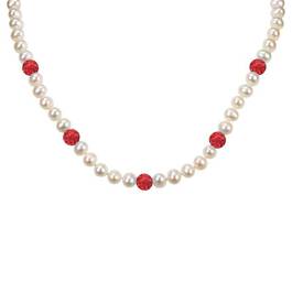 Bedazzled with Birthstones Pearl Necklace 5106 001 0 7