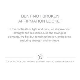 Bent Not Broken Affirmation Locket 11785 0180 s card