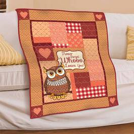 Never Forget Whooo Loves You Granddaughter Owl Quilt 6178 001 1 2