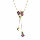 Violets in Bloom Crystal Necklace 2920 0060 a main