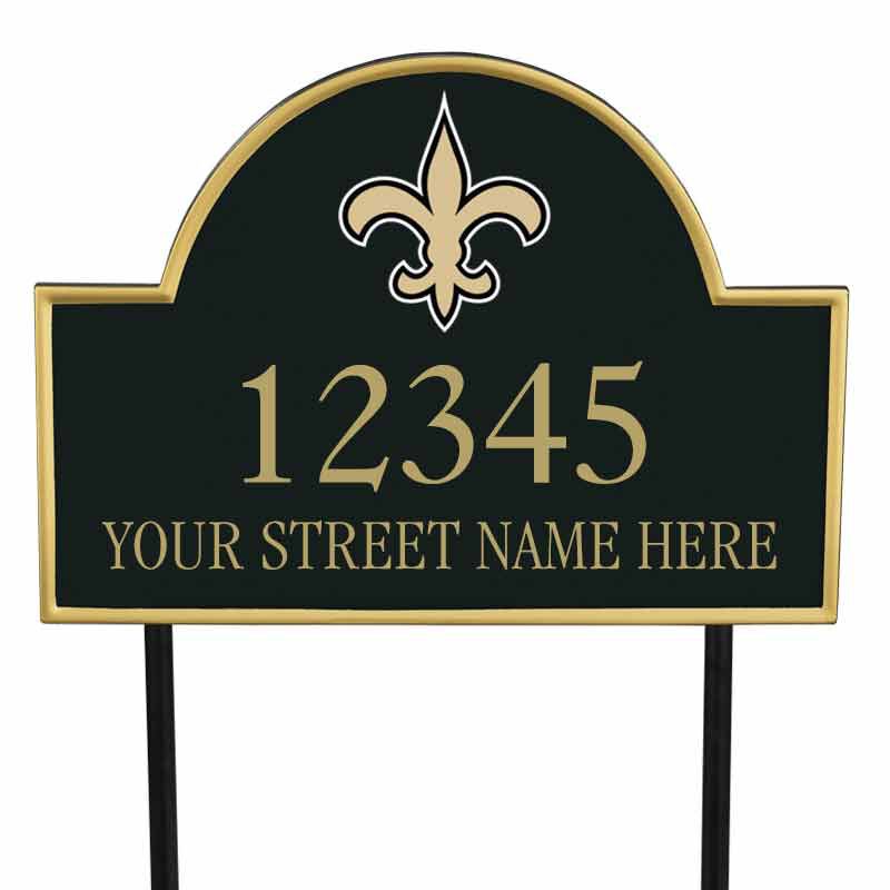 The NFL Personalized Address Plaque 5463 0355 z saints