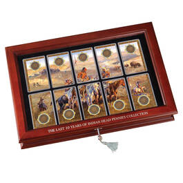 The Last 10 Years of Indian Head Pennies Collection 10404 0019 c displayclosed