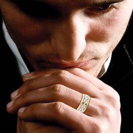 Crown of Thorns Mens Ring 6341 001 3 4