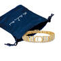Personalized Diamond Initial Bracelet 10763 0014 g gift pouch