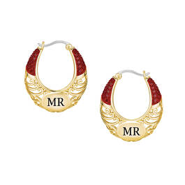 Birthstone Initial Hoops 11897 0011 g july