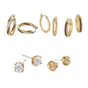 Essentials Mocha Swirl Earring Set 10731 0013 a main
