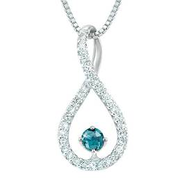 The Blue Lagoon Diamond Pendant 4656 001 7 1