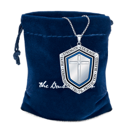 Blessed Grandson Shield Pendant 2258 001 3 3