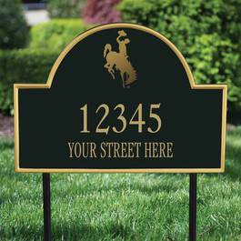 The Wyoming Personalized Address Plaque 1073 004 2 2