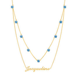 The Birthstone Layered Necklace 6788 001 3 12